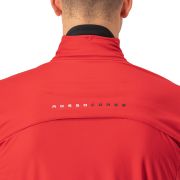 Castelli - Jacheta ciclism vreme rece sau iarna,  Alpha Doppio RoS Jacket - rosu negru