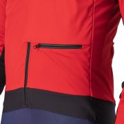 Castelli - Jacheta ciclism vreme rece sau iarna,  Alpha Doppio RoS Jacket - rosu negru