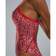 TYR - costum baie intreg pentru femei - Atolla Diamondfit - rosu multicolor