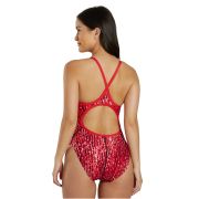 TYR - costum baie intreg pentru femei - Atolla Diamondfit - rosu multicolor