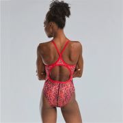 TYR - costum baie intreg pentru femei - Atolla Diamondfit - rosu multicolor