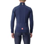 Castelli - Jacheta ciclism vreme rece sau iarna, Entrata Jacket - albastru belgian gri reflect