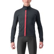 Castelli - Jacheta ciclism vreme rece sau iarna, Entrata Jacket - negru rosu