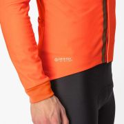 Castelli - Jacheta ciclism vreme rece sau iarna, Entrata Jacket - portocaliu gri reflect