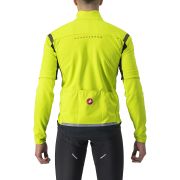 Castelli - Jacheta ciclism vreme rece sau iarna Perfetto RoS Convertible Jacket - galben fluo