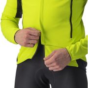 Castelli - Jacheta ciclism vreme rece sau iarna Perfetto RoS Convertible Jacket - galben fluo