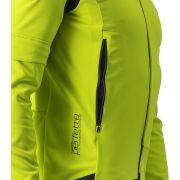 Castelli - Jacheta ciclism vreme rece sau iarna Perfetto RoS Convertible Jacket - galben fluo
