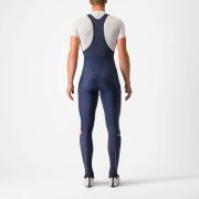 Castelli - pantaloni lungi ciclism pentru barbati cu bretele Entrata bibtights - albastru belgian