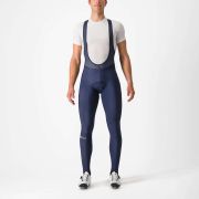 Castelli - pantaloni lungi ciclism pentru barbati cu bretele Entrata bibtights - albastru belgian