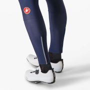 Castelli - pantaloni lungi ciclism pentru barbati cu bretele Entrata bibtights - albastru belgian