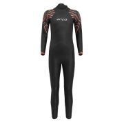 Orca - costum neopren ape deschise pentru copii Junior OpenWater Zeal Squad wetsuit - negru dungi portocalii