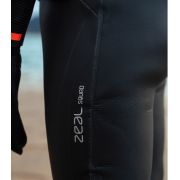 Orca - costum neopren ape deschise pentru copii Junior OpenWater Zeal Squad wetsuit - negru dungi portocalii