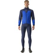 Castelli - Jacheta ciclism vreme rece sau iarna, Fly Thermal Jacket - albastru intens vivid albastru belgian