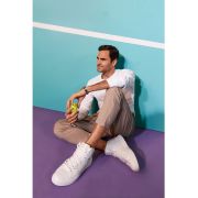 On - THE ROGER Clubhouse Mid - pantofi sport pentru bărbați - alb maro deschis nisip