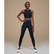 On Cloud - colanti lungi alergare pentru femei Movement Tights Long - negru albastru deschis