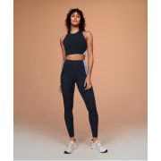 On Cloud - maiou sport scurt femei Movement Crop - albastru inchis | deschis