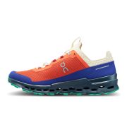 On Cloudultra - pantofi alergare trail pentru barbati - albastru portocaliu verde Flame | Storm