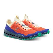 On Cloudultra - pantofi alergare trail pentru barbati - albastru portocaliu verde Flame | Storm