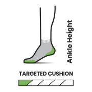 Smartwool - sosete sport Run Targeted Cushion Ankle socks - gri inchis Grafit gri deschis