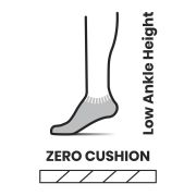 Smartwool - sosete sport femei Bike Zero Cushion Low Ankle socks - mov gri Eclipsa negru