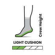 Smartwool - sosete sport femei Hike Mountain Print W socks Light Cushion Crew - maro deschis Natural negru