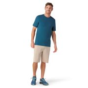 Smartwool - tricou sport barbati maneca scurta Short Sleeve Tee Slim Fit tee - albastru amurg