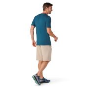 Smartwool - tricou sport barbati maneca scurta Short Sleeve Tee Slim Fit tee - albastru amurg