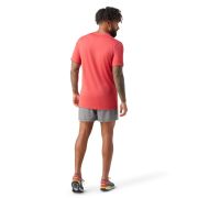 Smartwool - tricou sport barbati maneca scurta Short Sleeve Tee Slim Fit tee - rosu deschis pamant