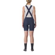 Castelli - pantaloni scurti ciclism cu bretele pentru femei Endurance bibshorts - albastru inchis