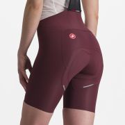 Castelli - pantaloni scurti ciclism cu bretele pentru femei Free Aero RC bibshorts - visiniu