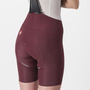 Castelli - pantaloni scurti ciclism cu bretele pentru femei Free Aero RC bibshorts - visiniu