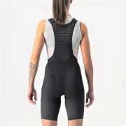 Castelli - pantaloni scurti pentru ciclism cu bretele pentru femei Premio Bibshort - negru
