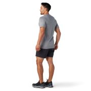 Smartwool - tricou sport barbati maneca scurta Short Sleeve Tee Slim Fit tee - gri deschis
