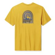 Smartwool - tricou sport unisex maneca scurta Dawn Rise Graphic Short Sleeve Tee - galben intens miere