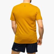 Smartwool - tricou sport unisex maneca scurta Mountain Horizon Graphic Short Sleeve Tee - galben intens miere