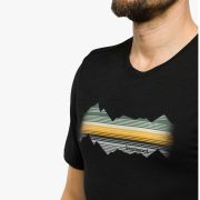 Smartwool - tricou sport unisex maneca scurta Mountain Horizon Graphic Short Sleeve Tee - negru