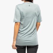 Smartwool - tricou sport unisex maneca scurta Mountain Trail Graphic Short Sleeve Tee - albastru deschis metalic