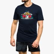 Smartwool - tricou sport unisex maneca scurta River Van Graphic Short Sleeve Tee - albastru inchis