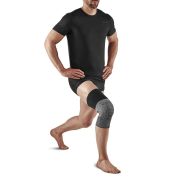 CEP - Genunchiera orto pentru compresie si protectie genunchi Max Support Compression Knee Sleeve - negru gri