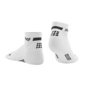 CEP - sosete compresie scurte barbati The Run Socks Low Cut - alb negru