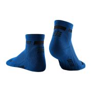 CEP - sosete compresie scurte barbati The Run Socks Low Cut - albastru negru