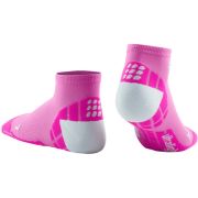 CEP - sosete compresie scurte femei Ultralight Compression Socks Low Cut W - roz gri deschis