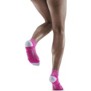 CEP - sosete compresie scurte femei Ultralight Compression Socks Low Cut W - roz gri deschis