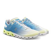 On CloudFlow - pantofi sport pentru barbati - albastru alb galben DUST | SEEDLING