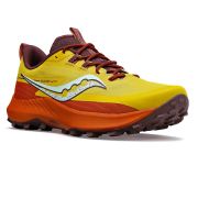 Saucony - pantofi alergare pentru barbati Peregrine 13 - galben portocaliu Arroyo maro