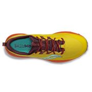 Saucony - pantofi alergare pentru barbati Peregrine 13 - galben portocaliu Arroyo maro