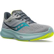 Saucony - pantofi alergare pentru barbati Ride 16 - gri Fossil verde palmier negru