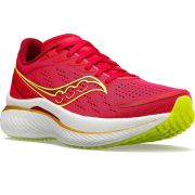 Saucony - pantofi alergare pentru femei Endorphin Speed 3 - rosu Rose galben alb