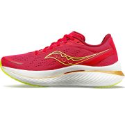 Saucony - pantofi alergare pentru femei Endorphin Speed 3 - rosu Rose galben alb