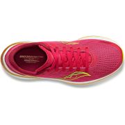 Saucony - pantofi alergare pentru femei Endorphin Speed 3 - rosu Rose galben alb